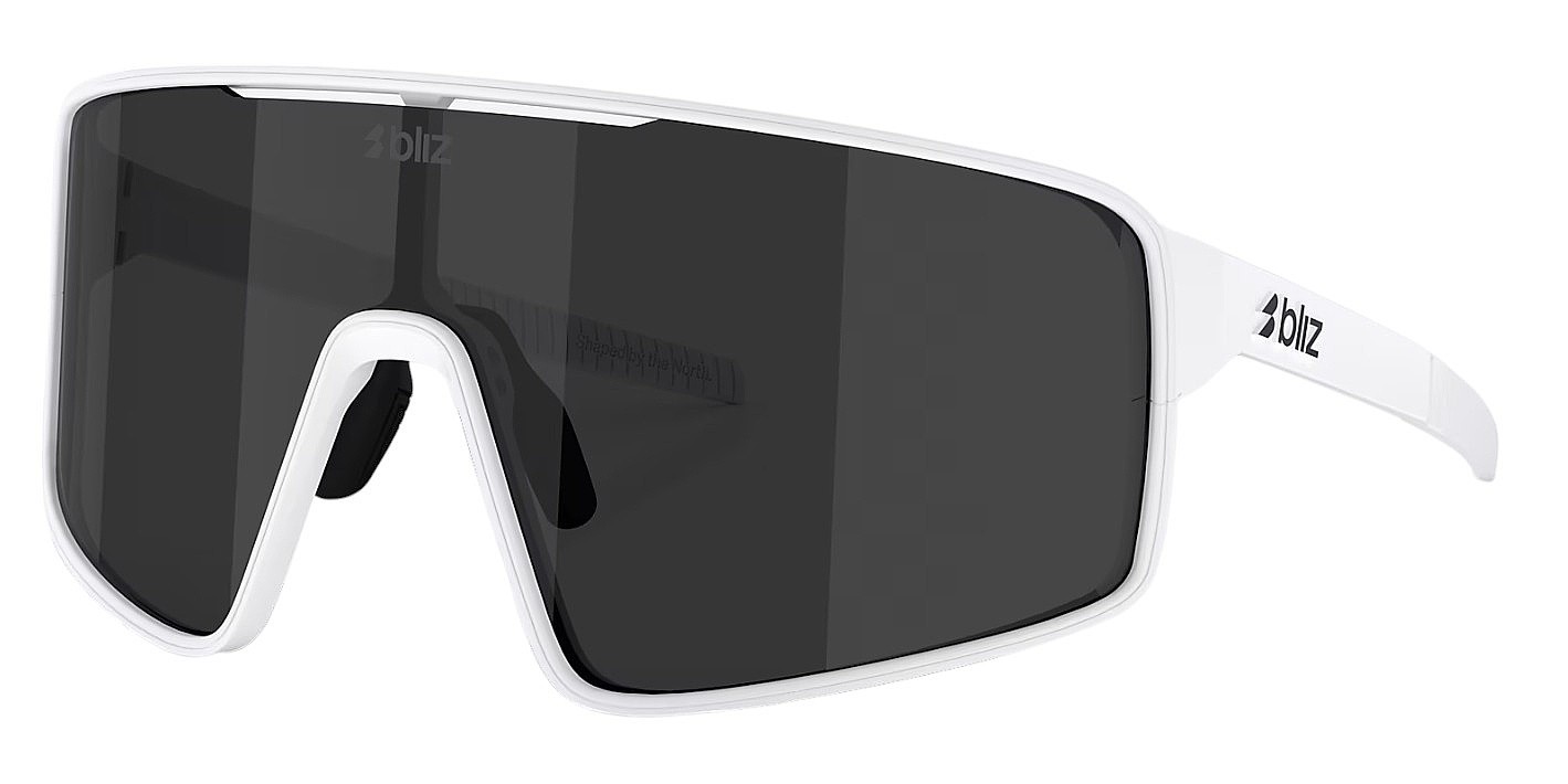 des lunettes Bliz P001 - 701501/Matte White/Smoke