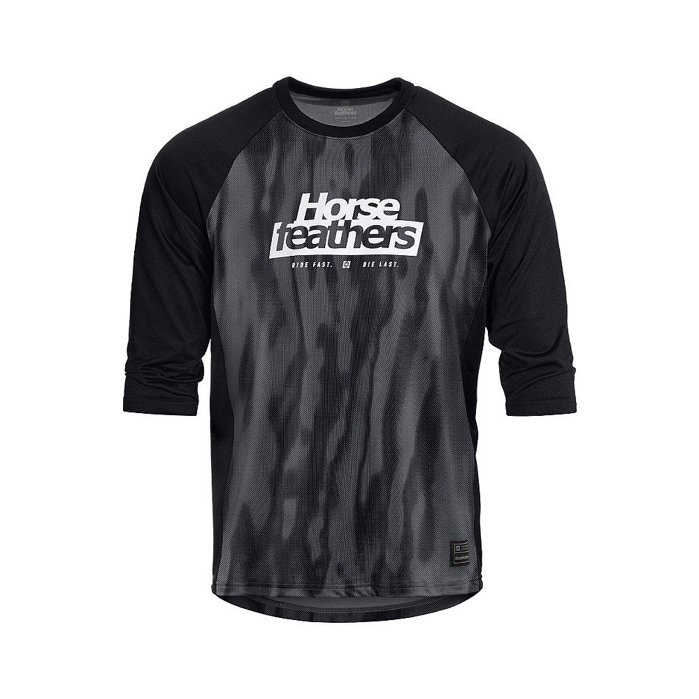 jersey Horsefeathers Spike 3/4 - Halftone/Black - men´s