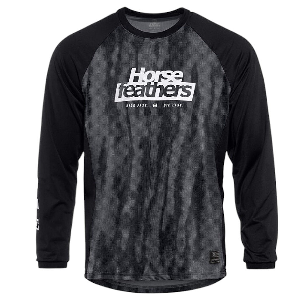 Fahrradanzug Horsefeathers Spike LS - Halftone/Black - men´s
