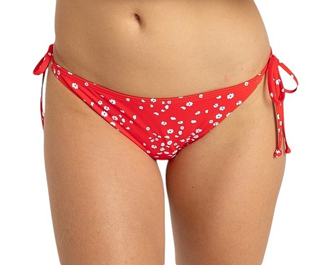plavky Roxy PT Beach Classics TS Bikini - RNN6/Poppy Red Dancing Ditsy Swim - women´s
