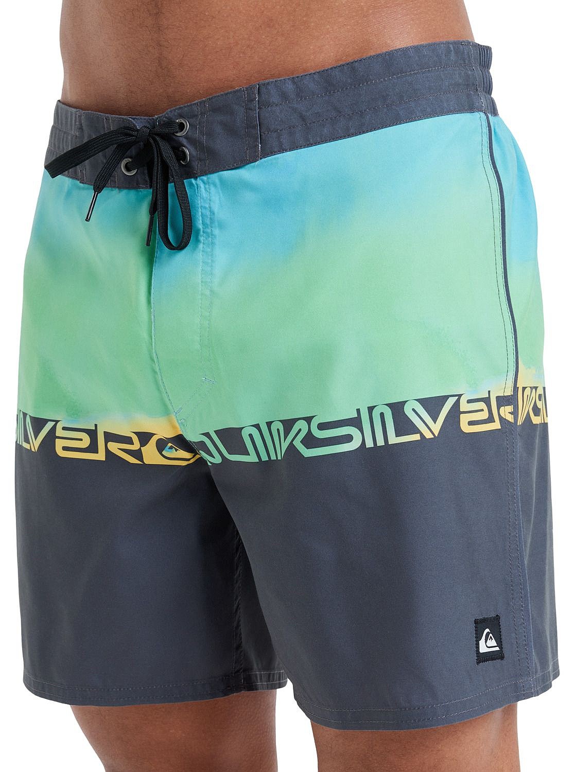Short de bain Quiksilver Everyday Half Jam 16 - GGJ8/Summer Green Wordblock - men´s