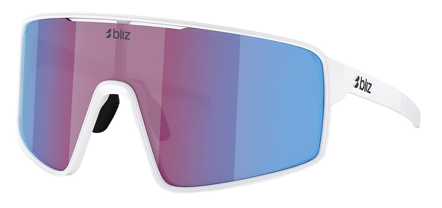 очки Bliz P001 - 701508/Matte White/NON Rose/Violet Mirror Blue
