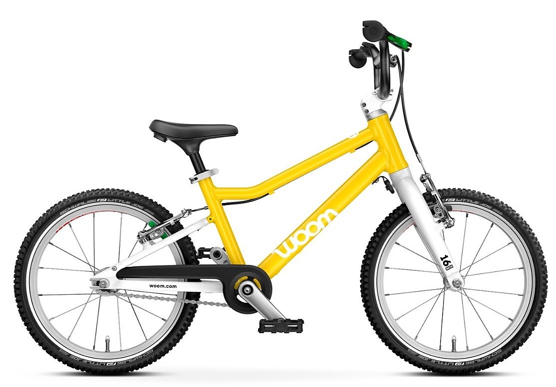 rower Woom 3 Go 16" - Vibrant Yellow