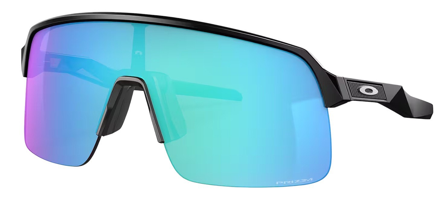 des lunettes Oakley Sutro Lite S - Matte Black/Prizm Sapphire