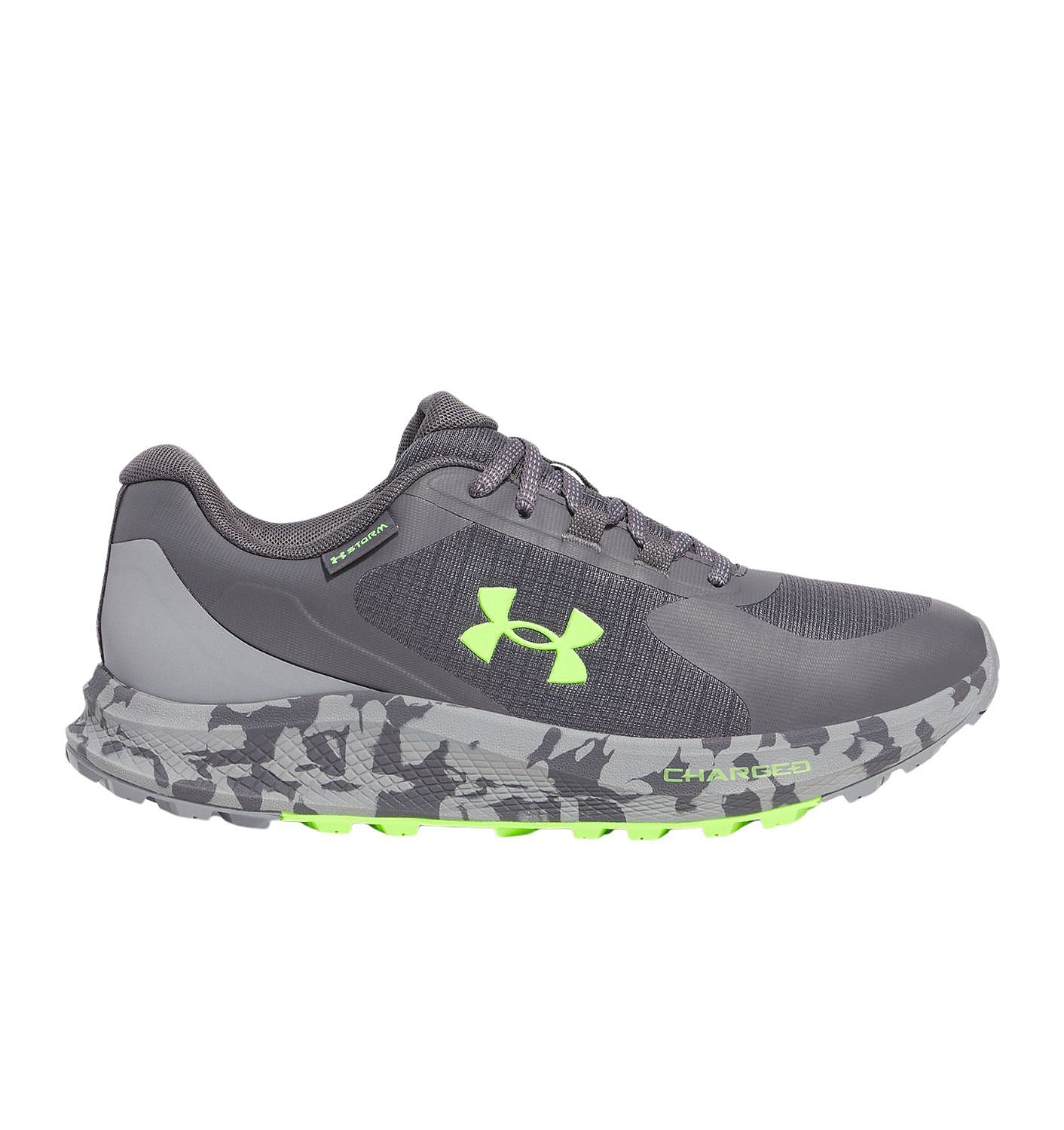 boty Under Armour Charged Bandit Trail 3 SP - Castlerock/Steel/Hyper Green