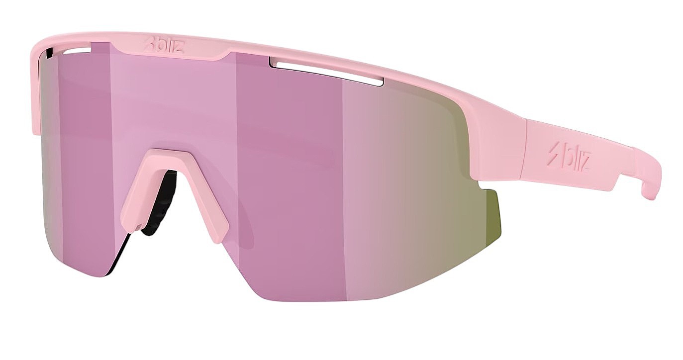 des lunettes Bliz Matrix - 700423/Matte Powder Pink/Brown W Rose Multi