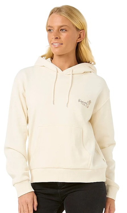 sweat-shirt Rip Curl Paradise Bay Relaxed Hood - Bone - women´s