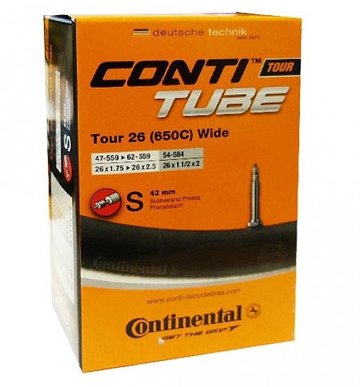 duše Continental MTB 26"x1.75"-2.5" FV 42mm - 0181631/Black