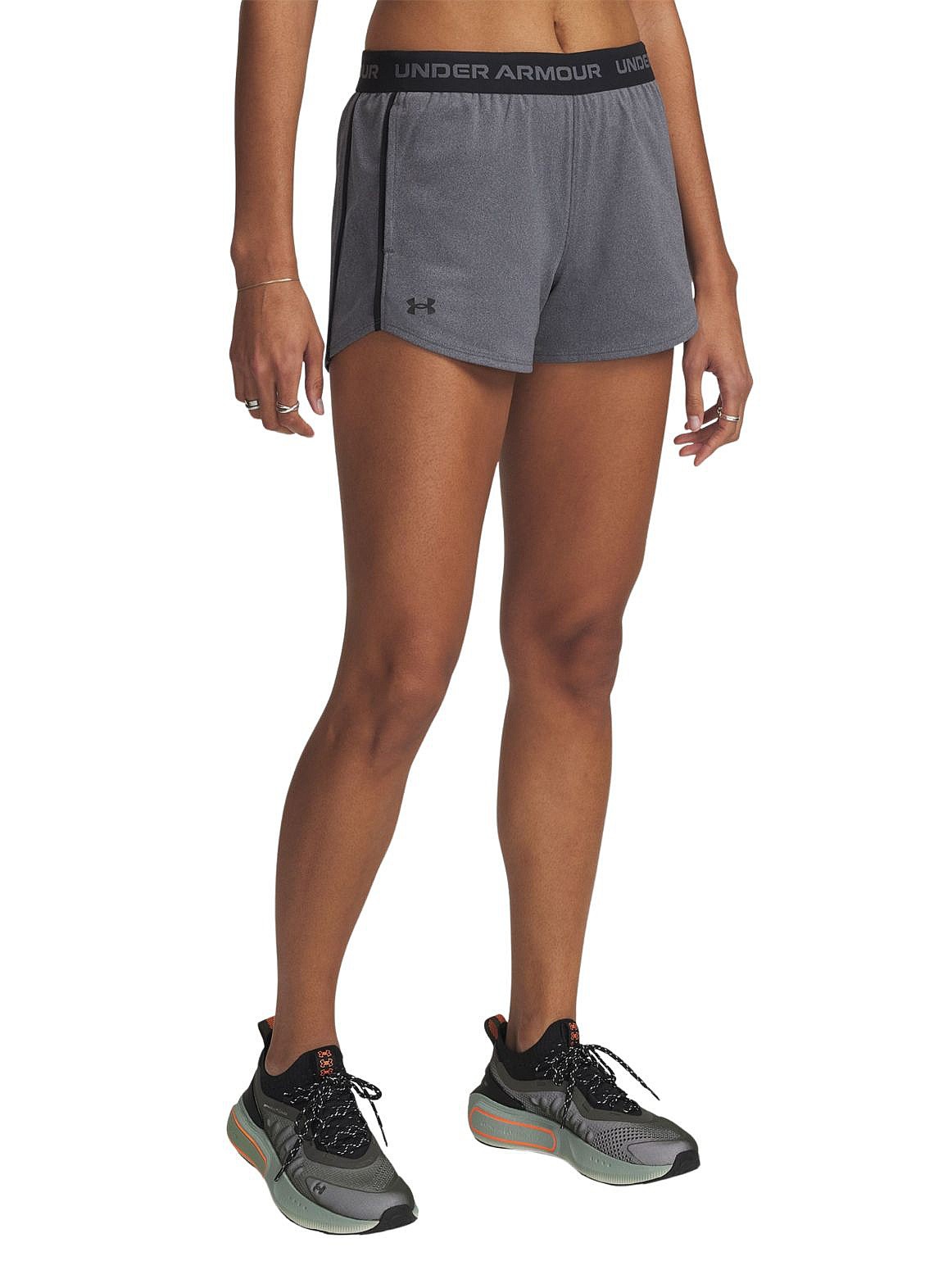 шорты Under Armour Tech Play Up - Castlerock/Black - women´s