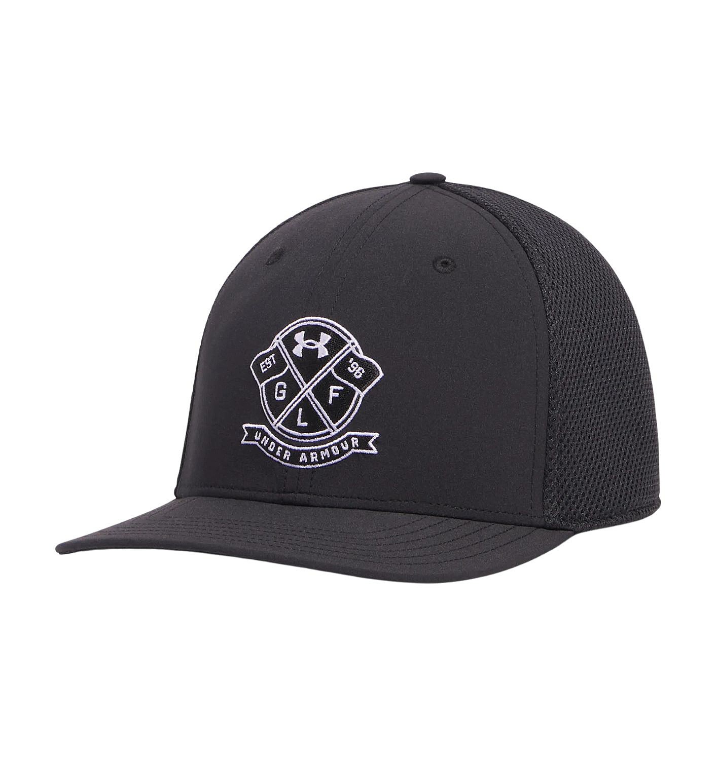 czapka z daszkiem Under Armour Iso-Chill Drive Low Stretch - Black/White