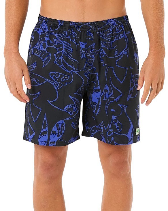 kúpacie šortky Rip Curl Raw Energy Burner Volley - Black - men´s