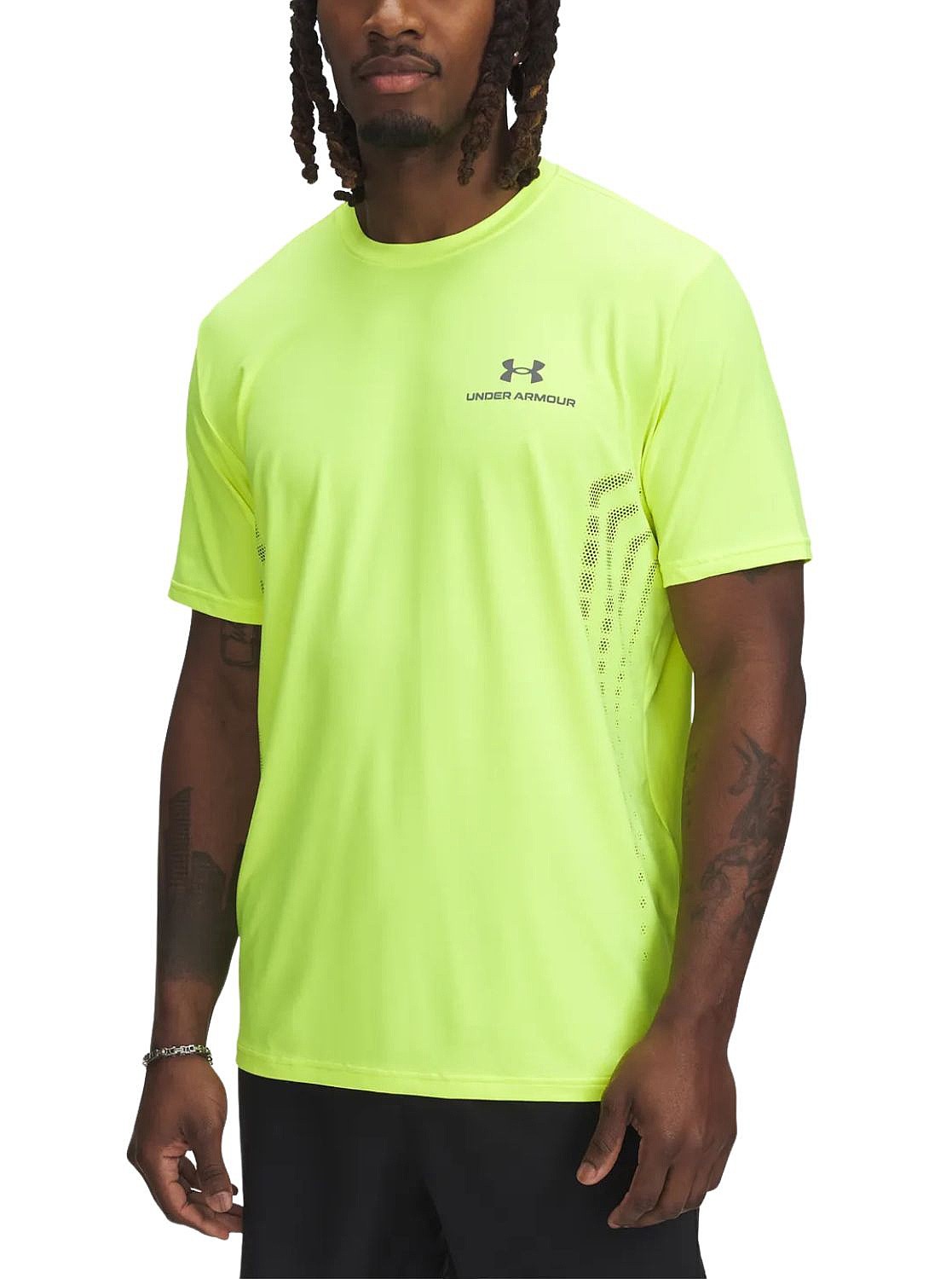 tričko Under Armour Vanish Energy Graphic - High Vis Yellow/Castlerock - men´s