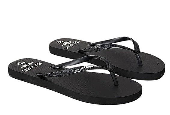 tongs Rip Curl Icons Of Surf Bloom Open Toe - Black - women´s