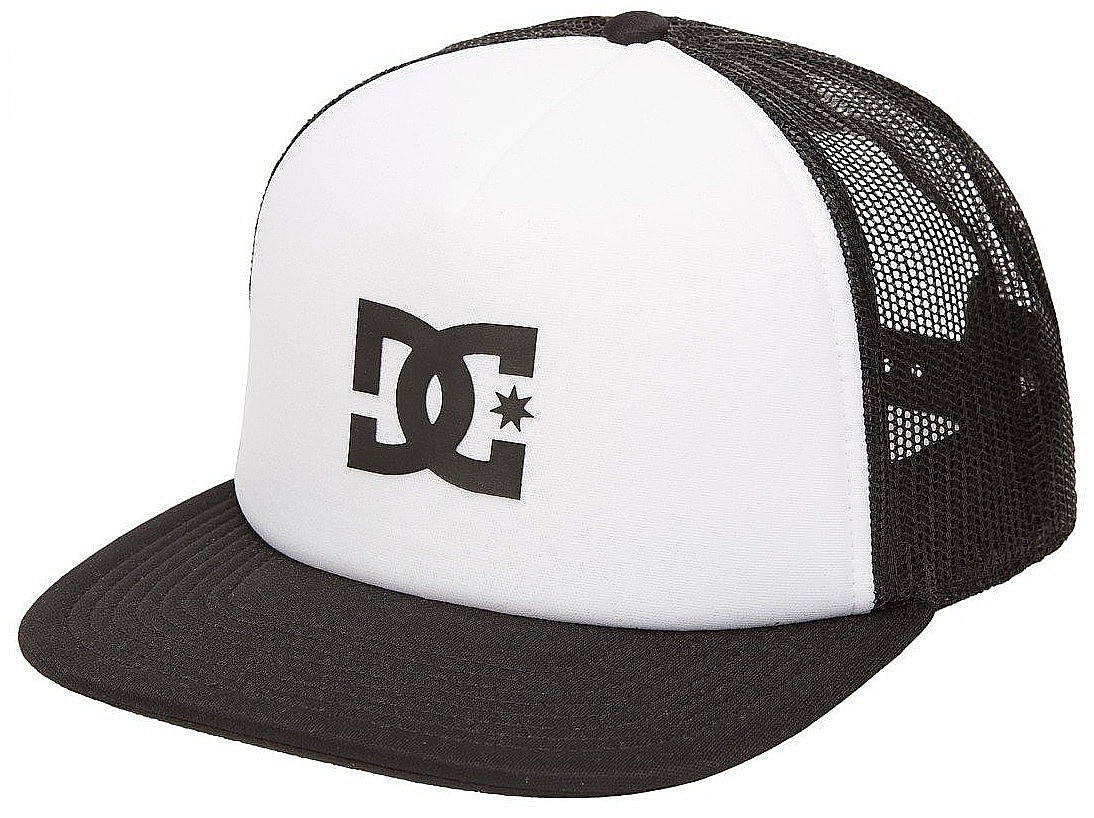 kšiltovka DC Gas Station Trucker Youth - XWWK/White/Black