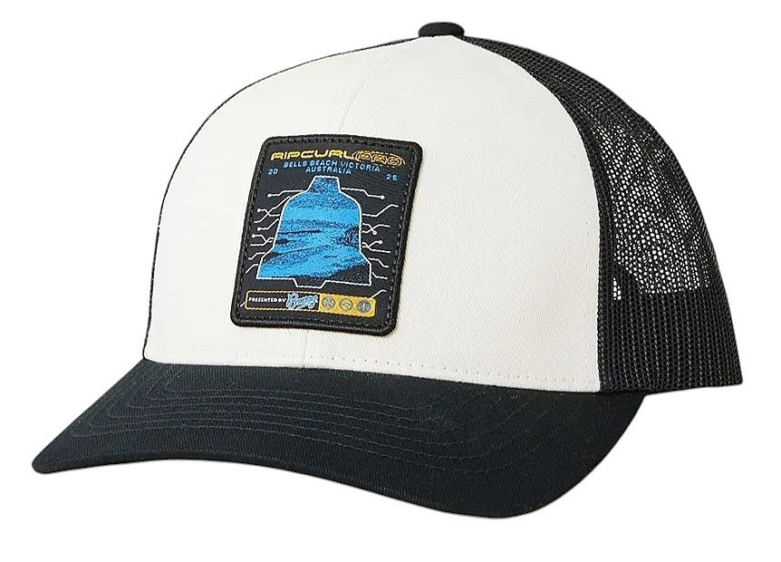 šiltovka Rip Curl Bells 25 Trucker - Black/White - men´s