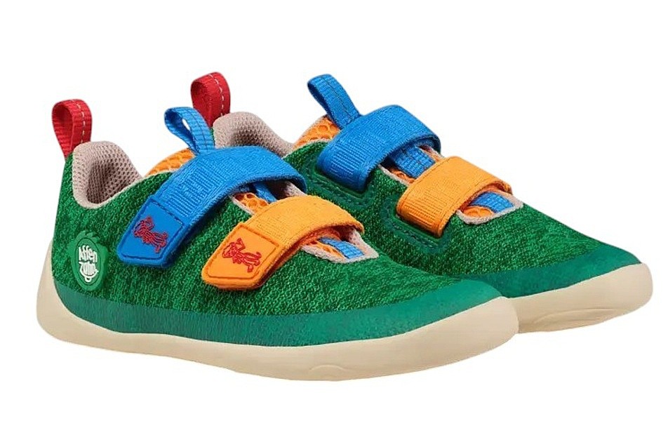 обувь Affenzahn Sneaker Knit Happy - Green - kid´s