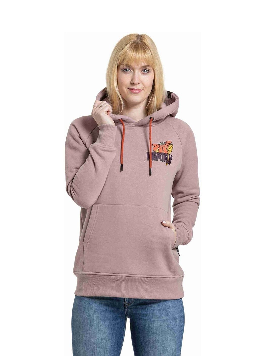 Sweatshirt Meatfly Watani - Maue Flowers - women´s