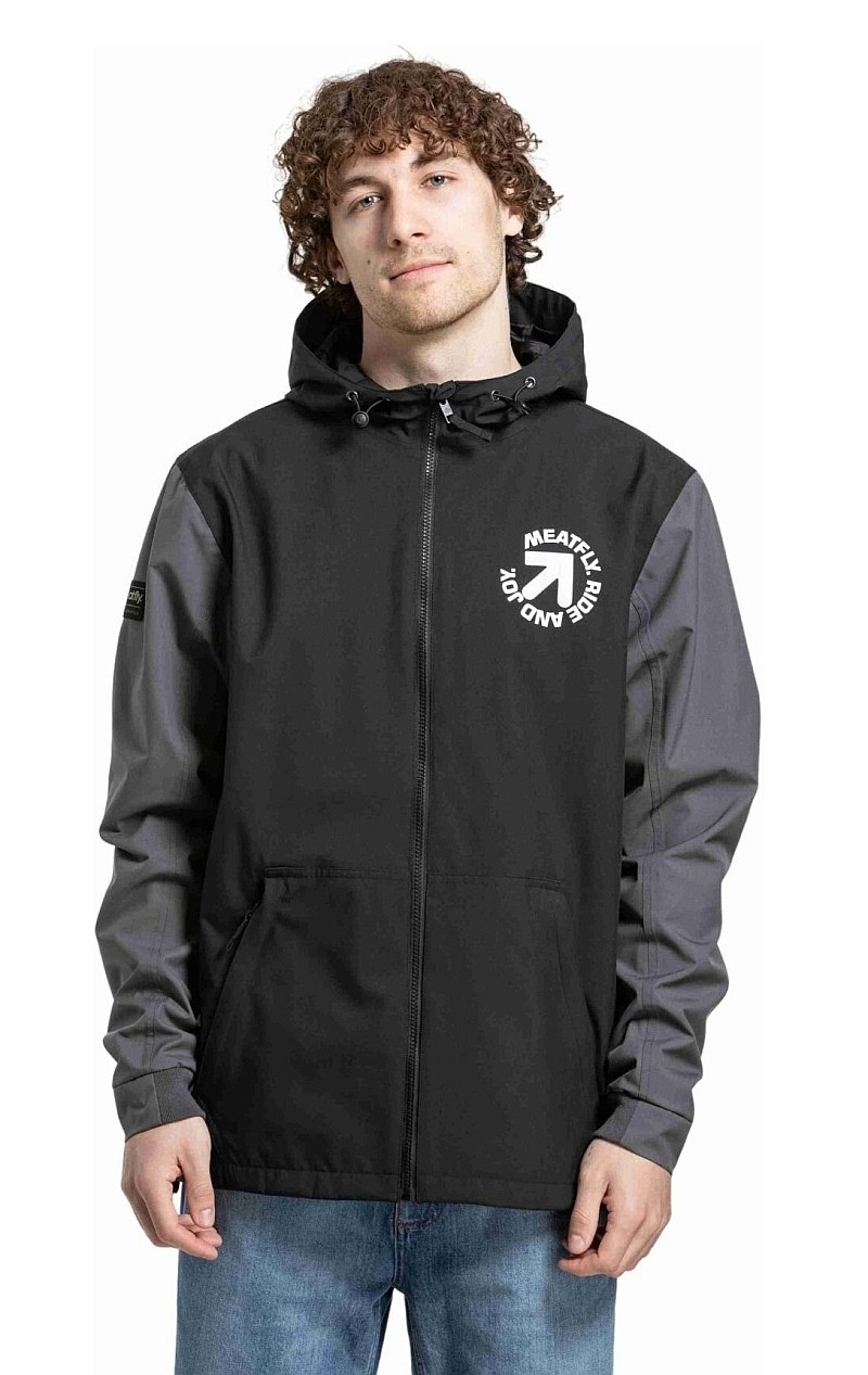 veste Meatfly Finn - Black/Gray - men´s