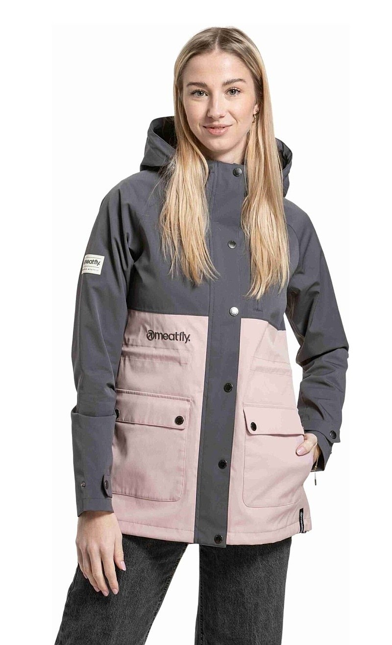 Jacke Meatfly Xita - Grey/Maue - women´s