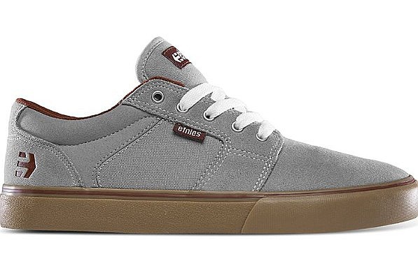sko Etnies Barge LS - Grey/Gum/Red - men´s
