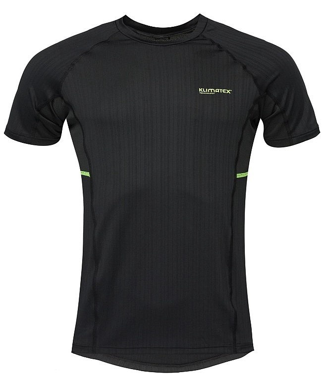 camisa Klimatex Mirre - Black/Light Green - men´s