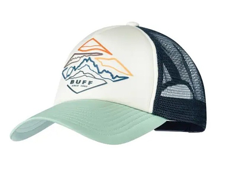 gorra con visera Buff Luster Trucker - 135756/Flint
