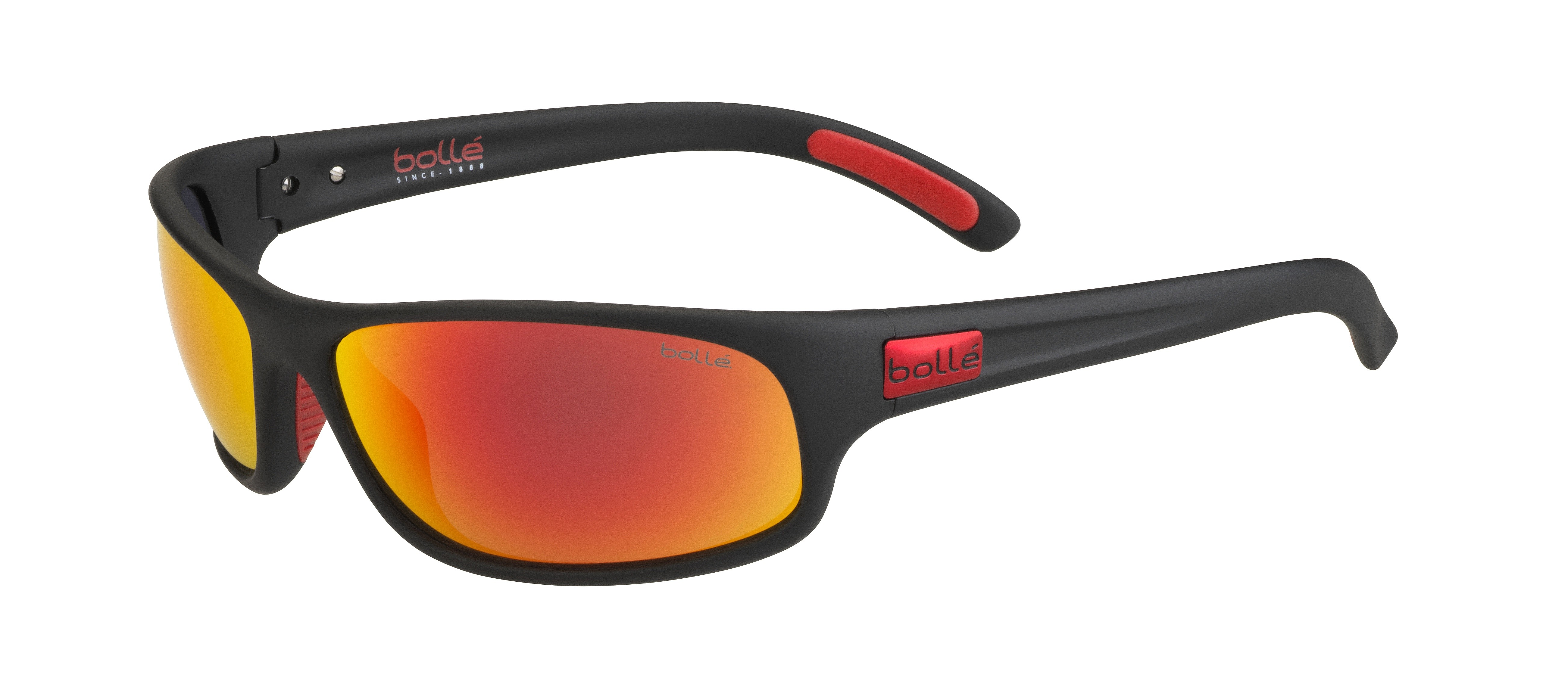 Brille Bollé Anaconda - Matt Black/Metal Red/Polarized