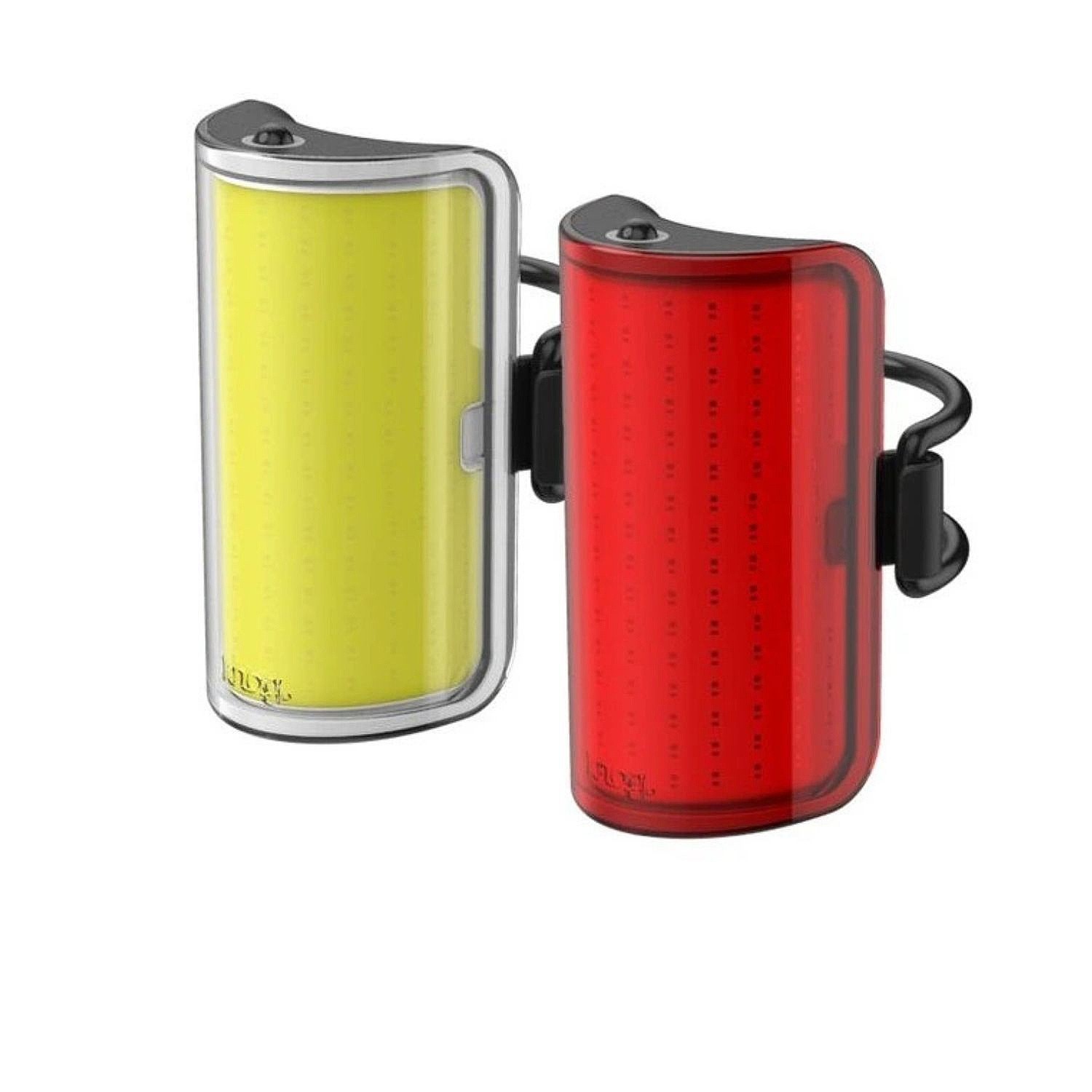 světlo Knog Cobber Mid Twinpack - Yellow And Red
