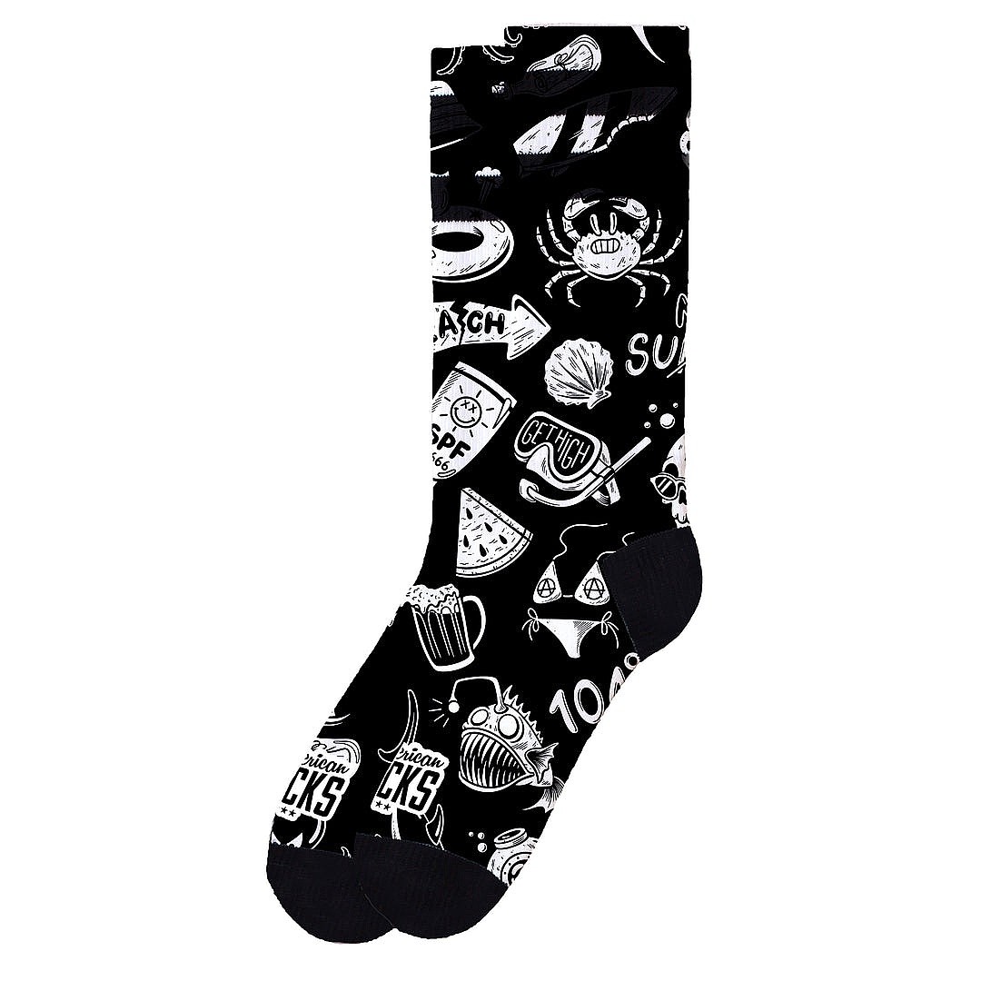 носки American Socks Signature Mid High - Hella Hot