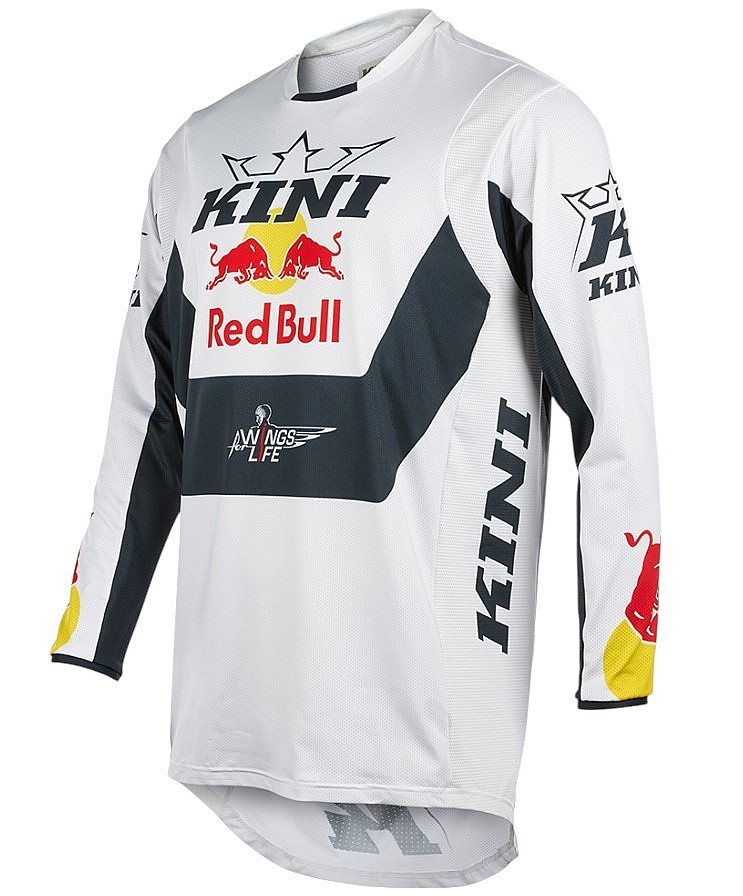 джерси O'Neal Kini Red Bull MXC Jersey 2.0 LS - White - men´s