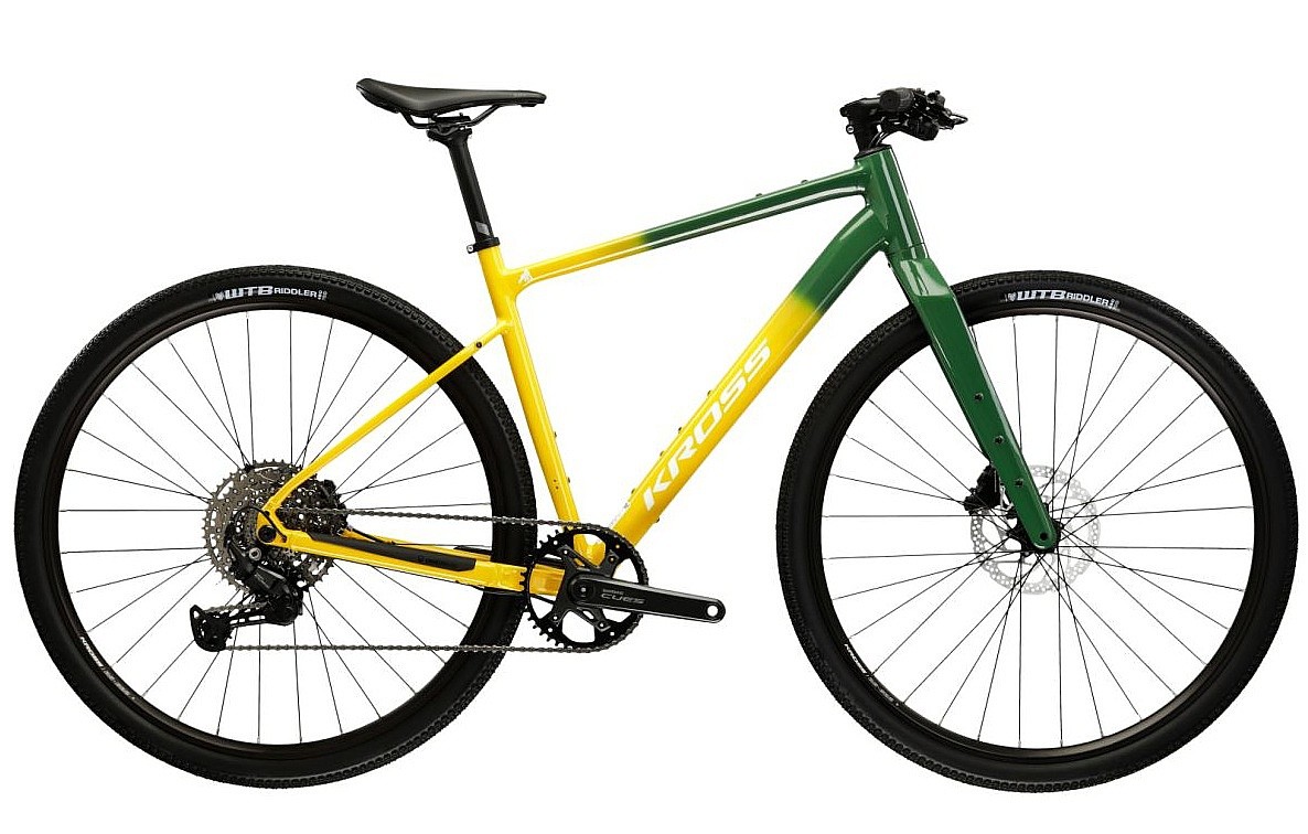 roată Kross Esker FL 28" - Green/Yellow