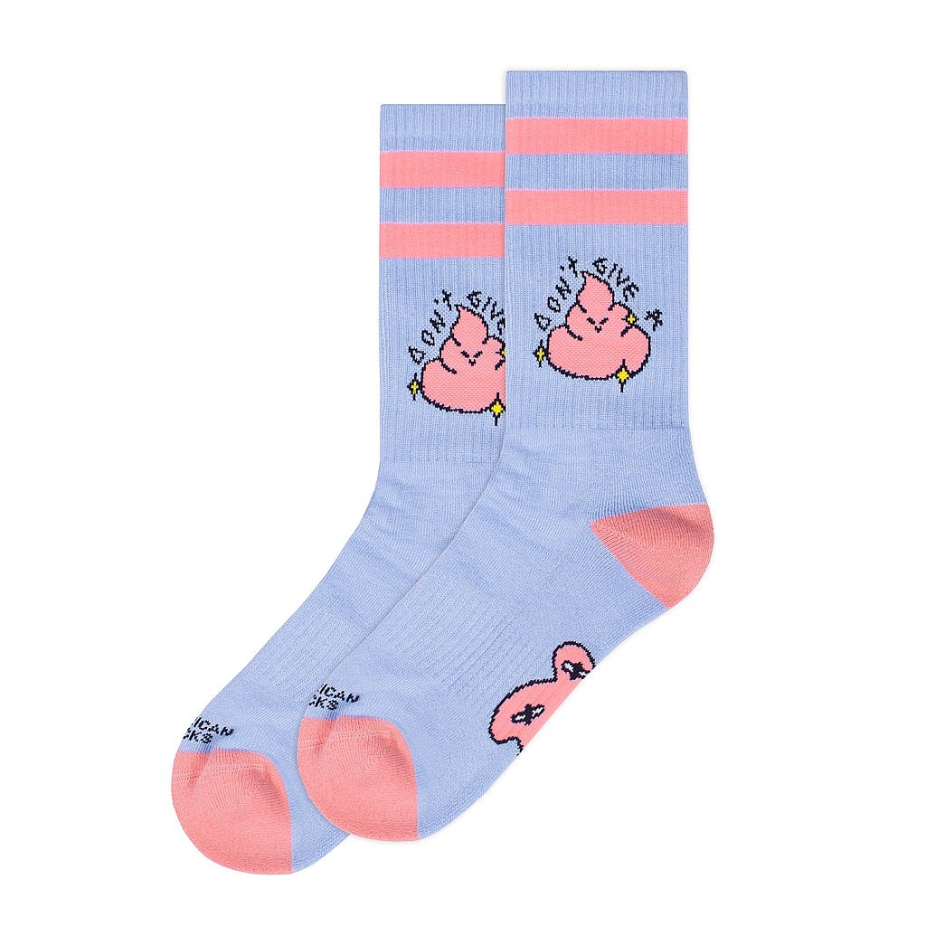 sokker American Socks Mid High - Don't Give A Shit