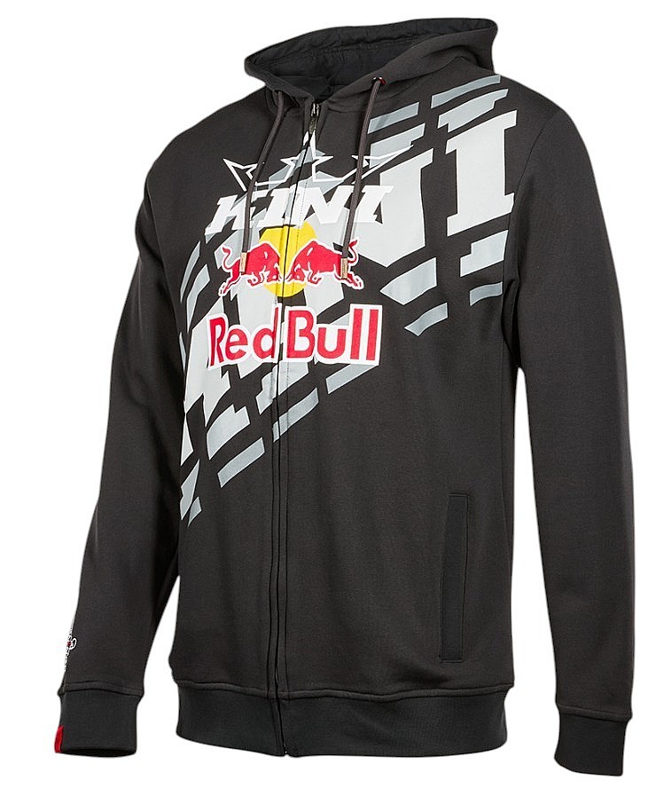 mikina O'Neal Kini Red Bull 1.0 ST Hoodie Zip - Anthracite - men´s