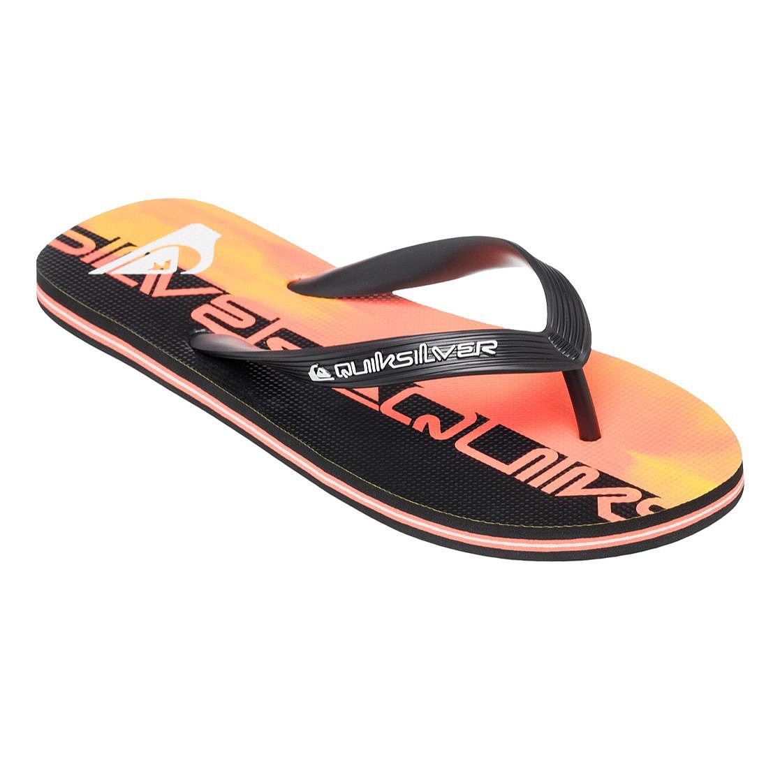 žabky Quiksilver Molokai Art 25 - MKZ8/Fiery Coral Wordblock