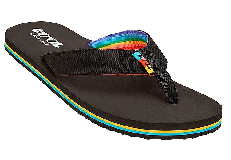 tongs Cool Shoe Shake - Black Rainbow - men´s