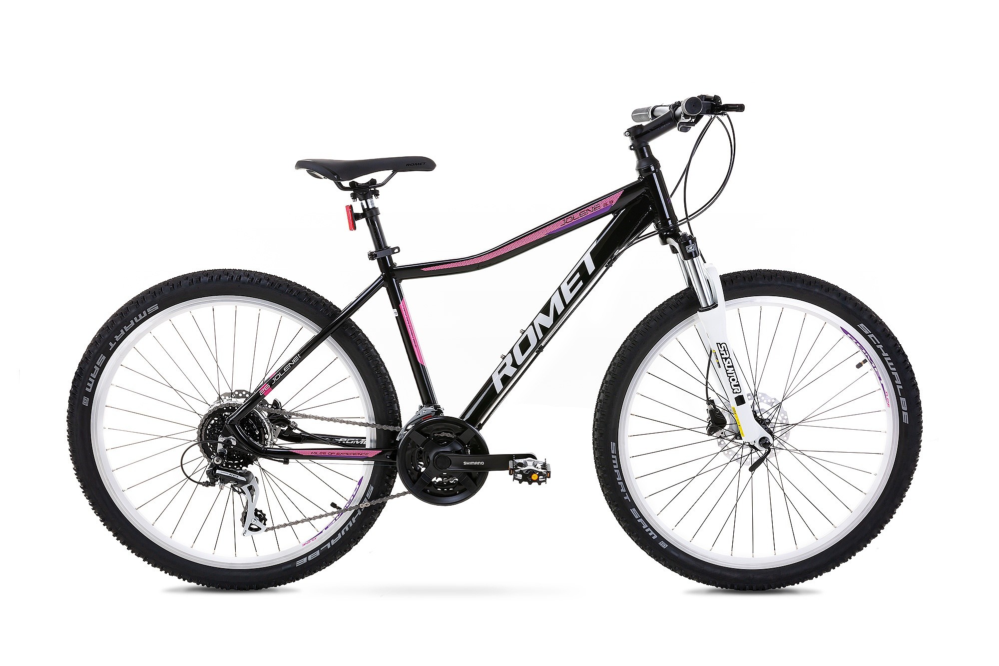 vélo Romet Jolene 6.3 26" - Black/Pink - women´s