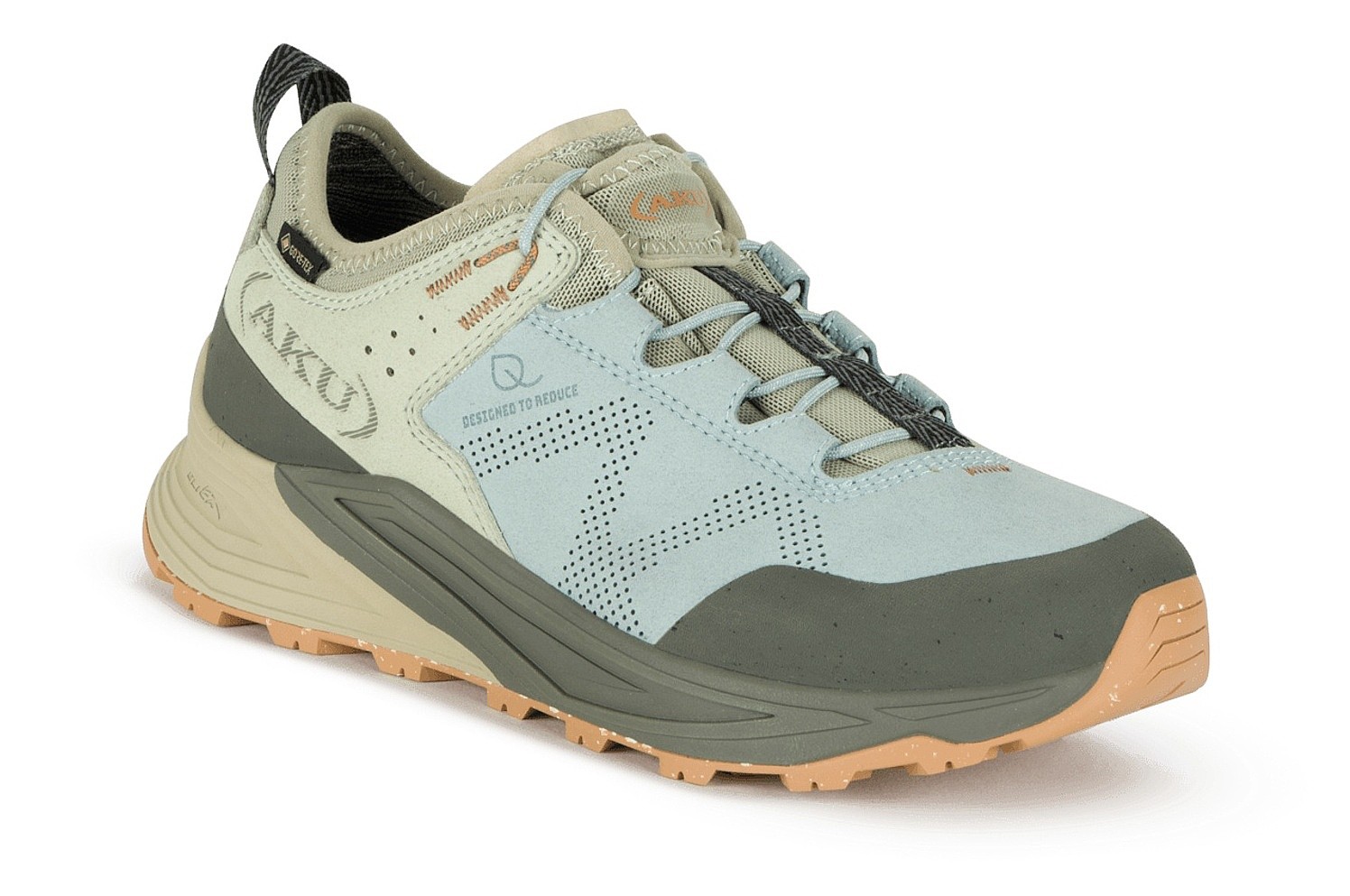 topánky AKU Omnia V-Light GTX - Light Blue/Light Green - women´s