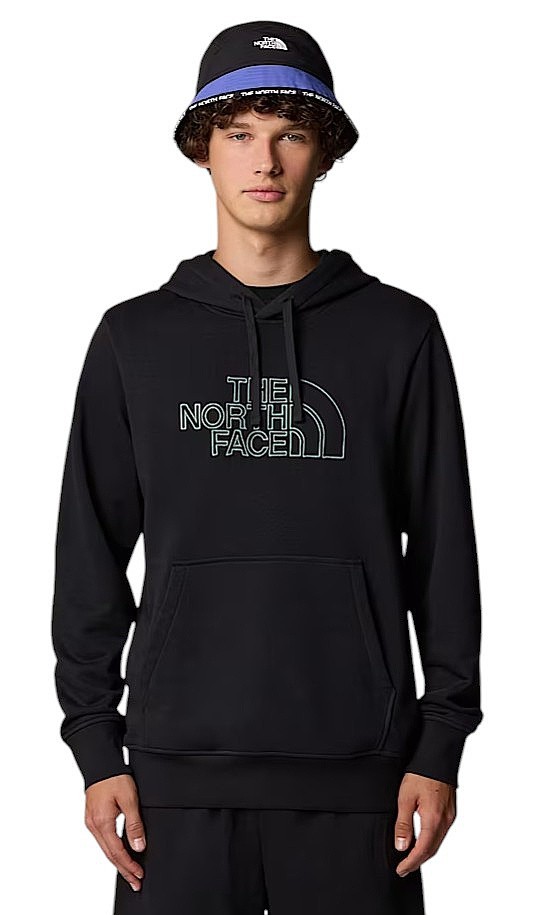 mikina The North Face Drew Peak Light Hoodie - TNF Black/Duck Green