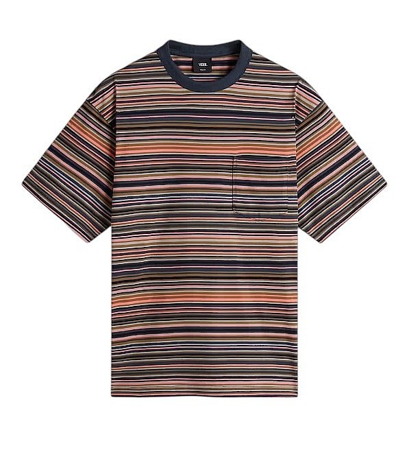 tričko Vans Braden Stripe Knit Pocket - Parisian Night - men´s