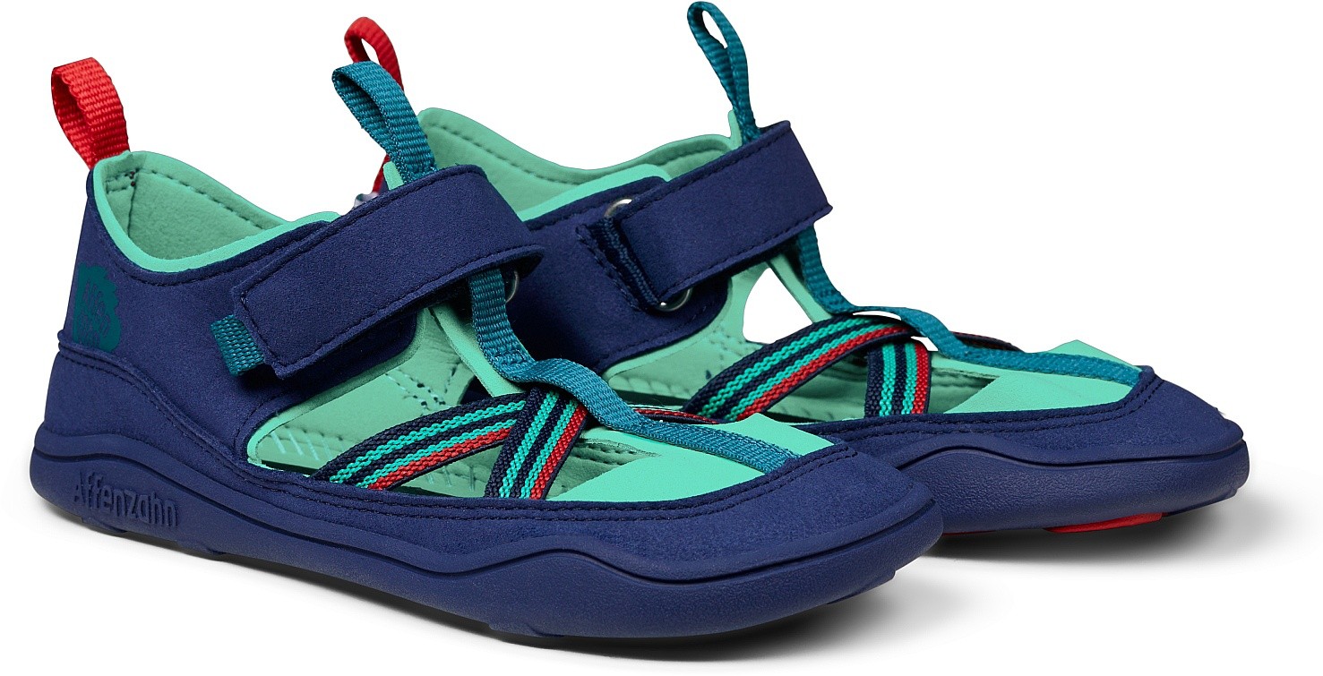 topánky Affenzahn Vegan Breeze Octopus - Blue - kid´s