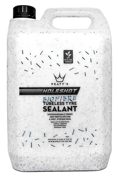 liquide préventif Peaty's Holeshot Tubeless Sealant 5000 ml - White