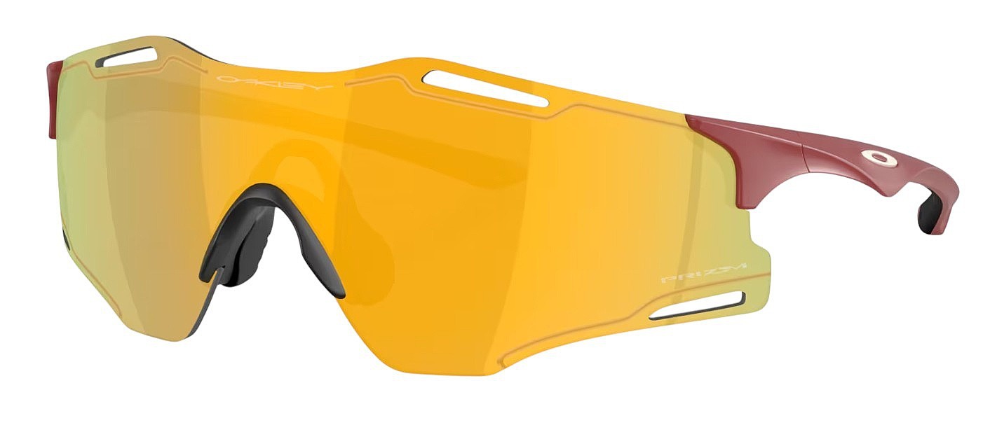 Brille Oakley Cybr Zero - Matte Iron Red/Prizm 24K - men´s