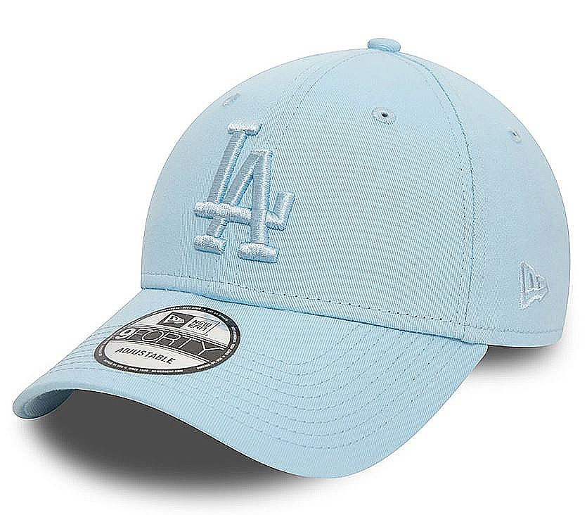 kšiltovka New Era 9FO League Essential MLB Los Angeles Dodgers - Pastel Blue/Pastel Blue