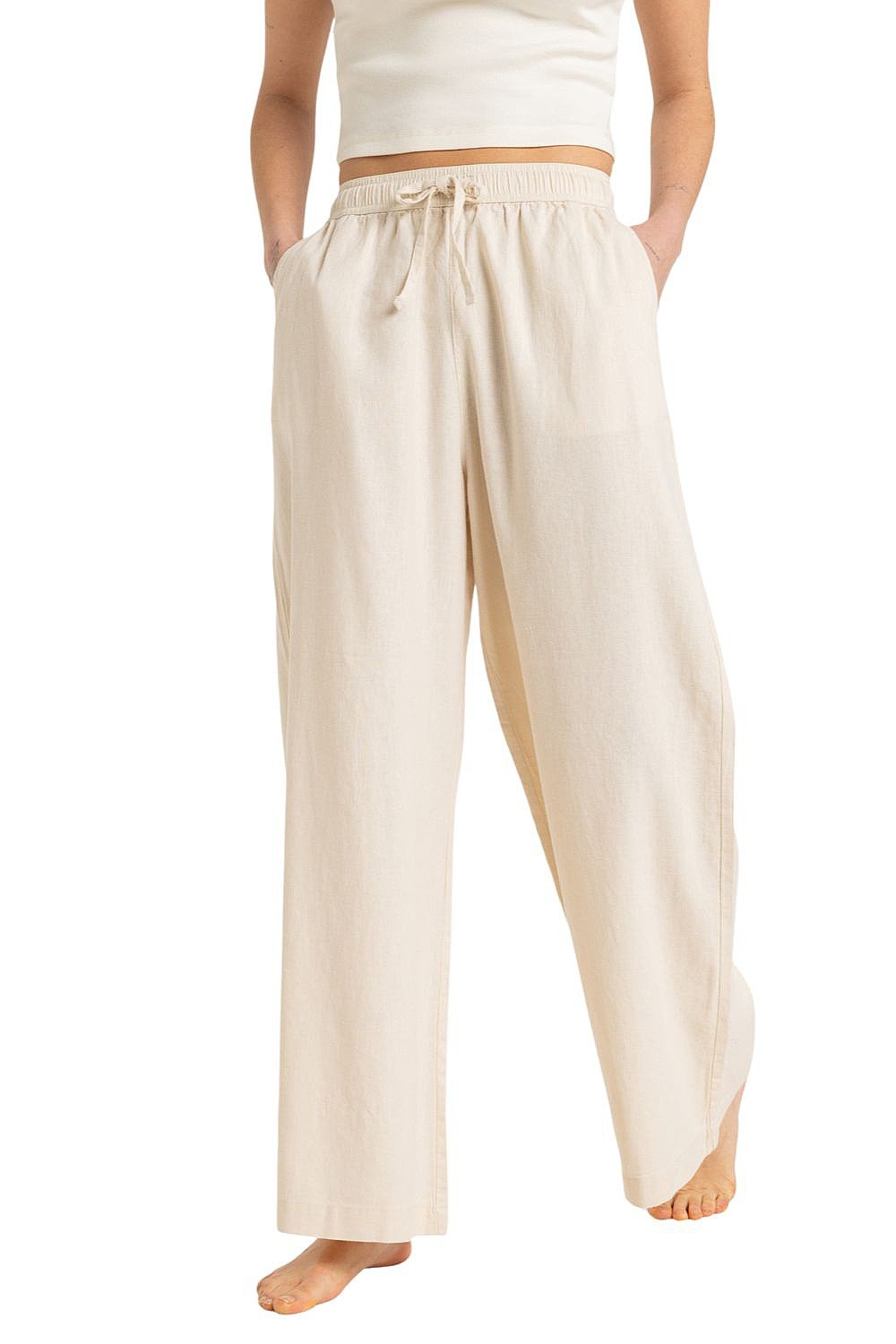 брюки Roxy Lekeitio Break Mid - TEC0/Parchment - women´s