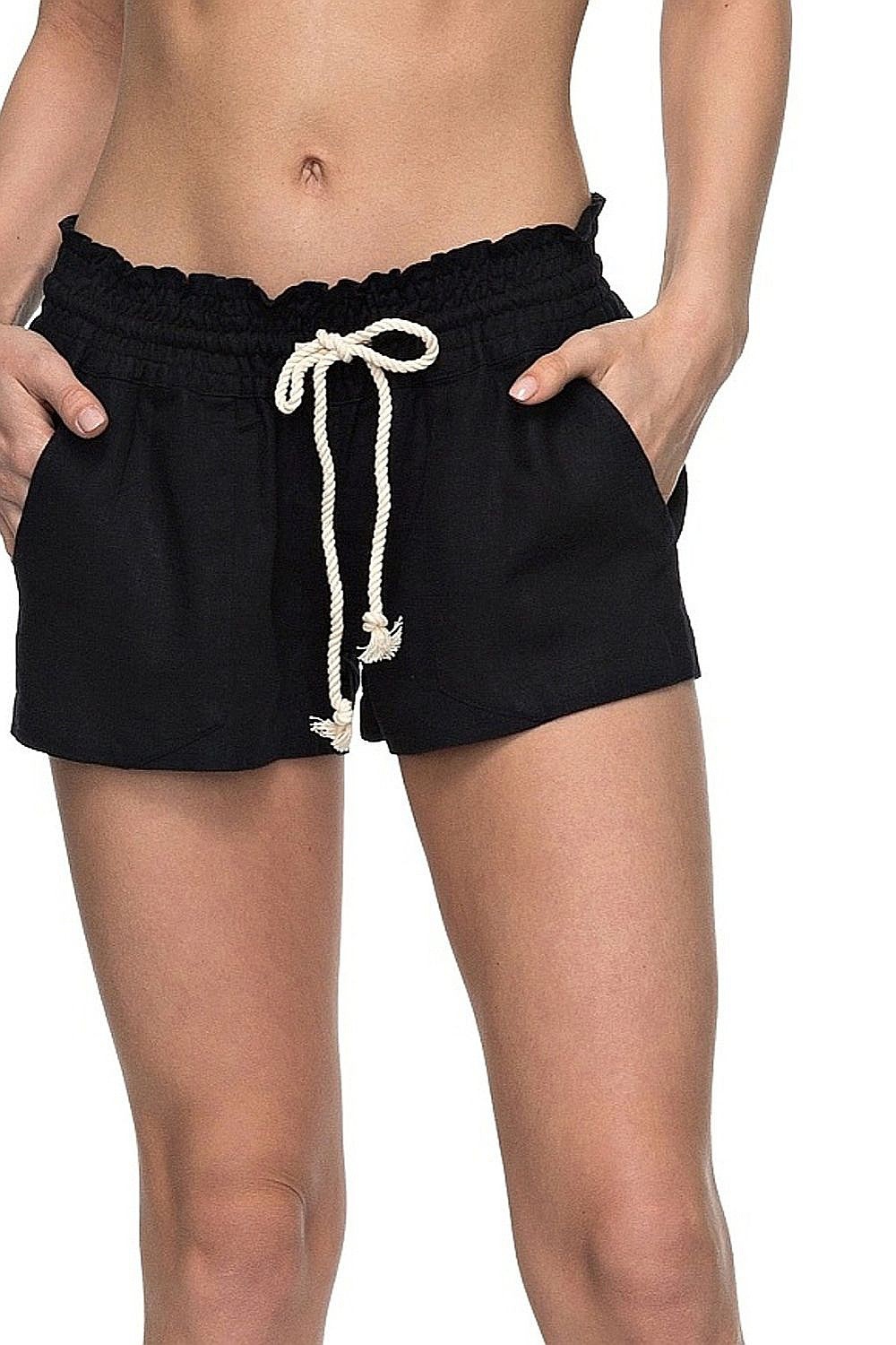 kraťasy Roxy Oceanside - KVJ0/True Black