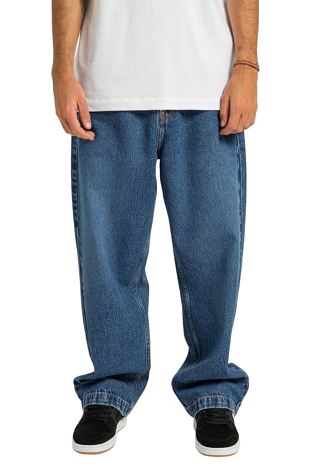 Jeans DC Worker Baggy Denim Rsi - BLCW/Stone Indigo - men´s