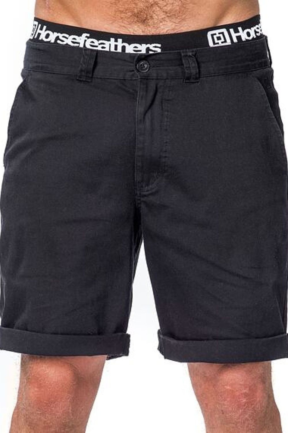 calções Horsefeathers Macks - Black - men´s