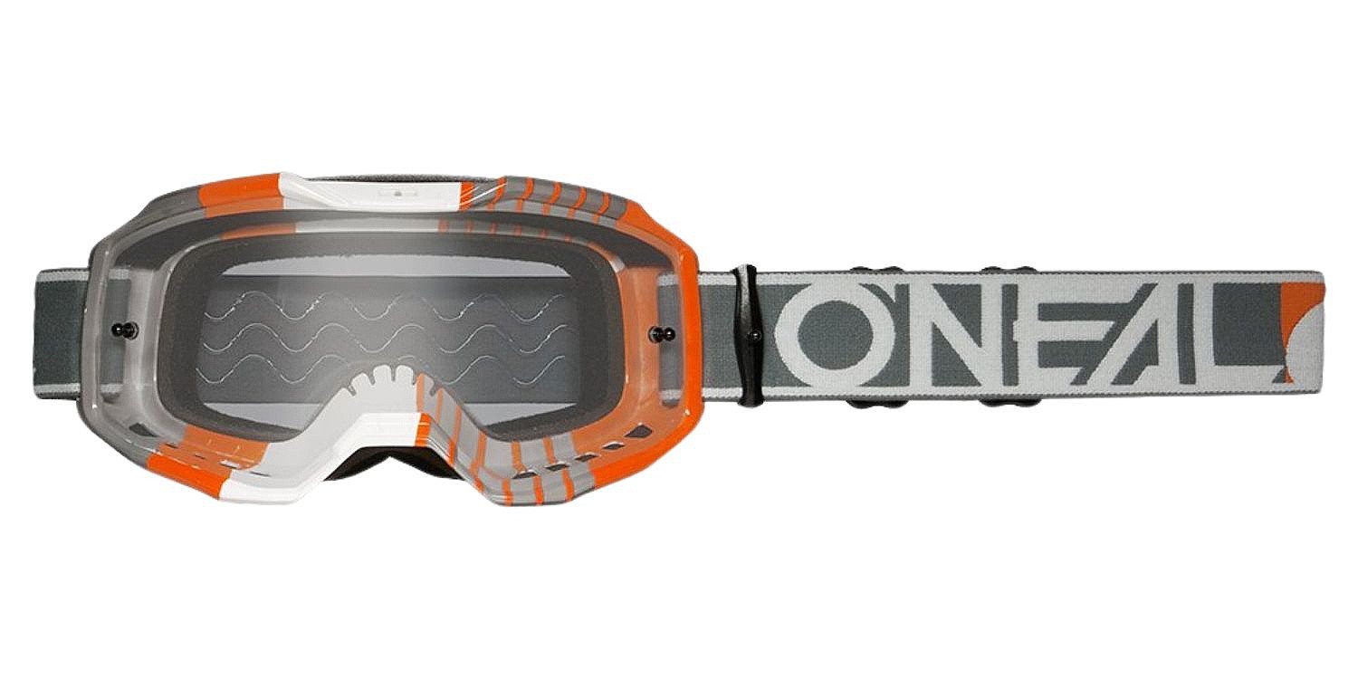 okuliare O'Neal B-10 Duplex V.24 - White/Gray/Orange