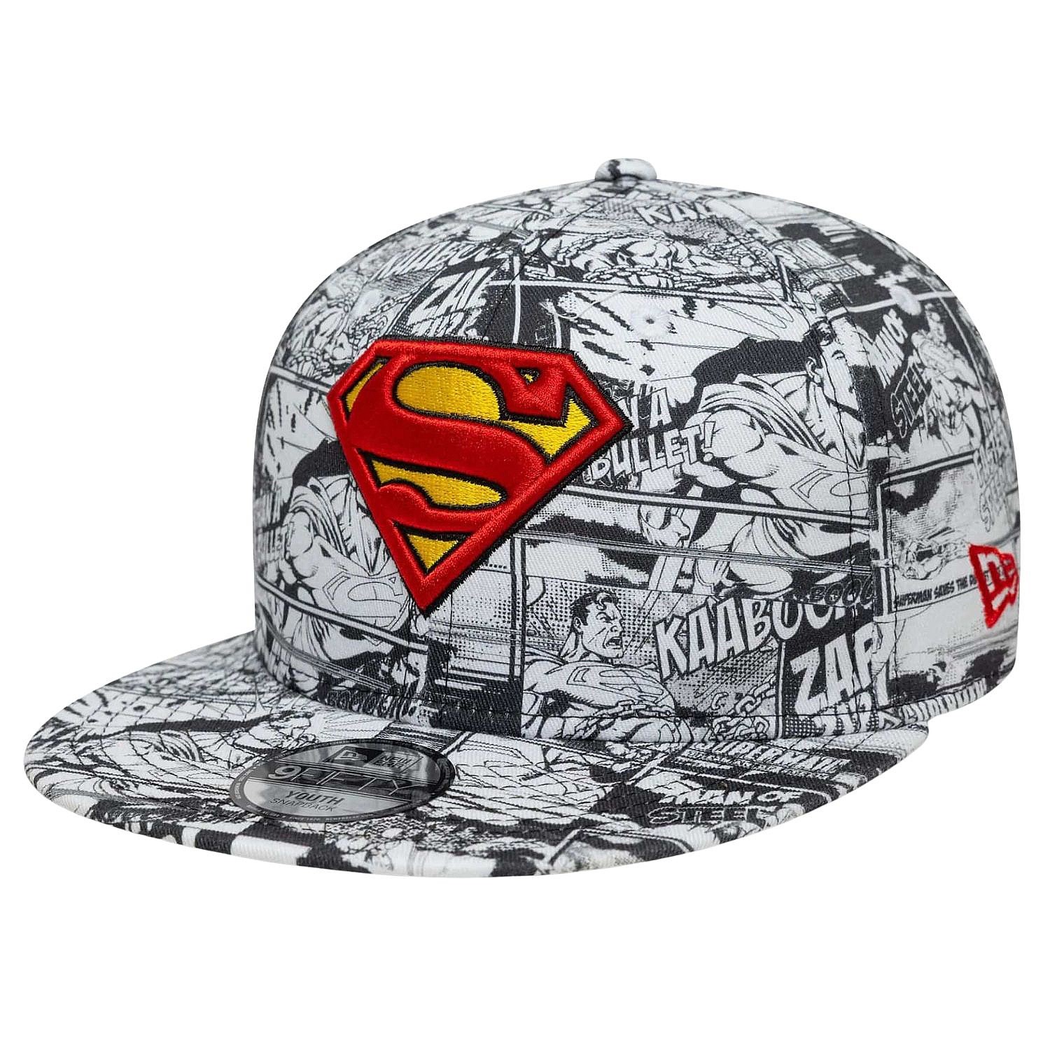 kšiltovka New Era 9FI DC Aop Warner Bros Batman Child - Scarlet/Black