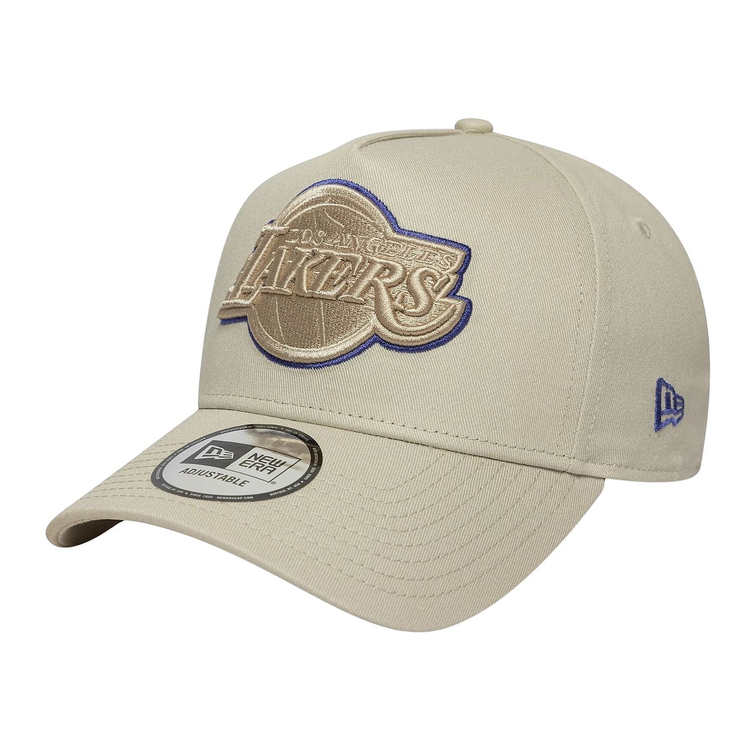 czapka z daszkiem New Era 9FO AF Tonal Outline NBA Los Angeles Dodgers - Stone/Ink Purple
